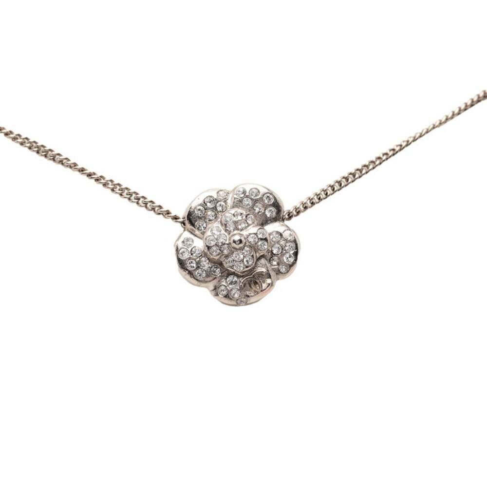 CHANEL Authentic Silver Logo Necklace - Picture 1 of 6